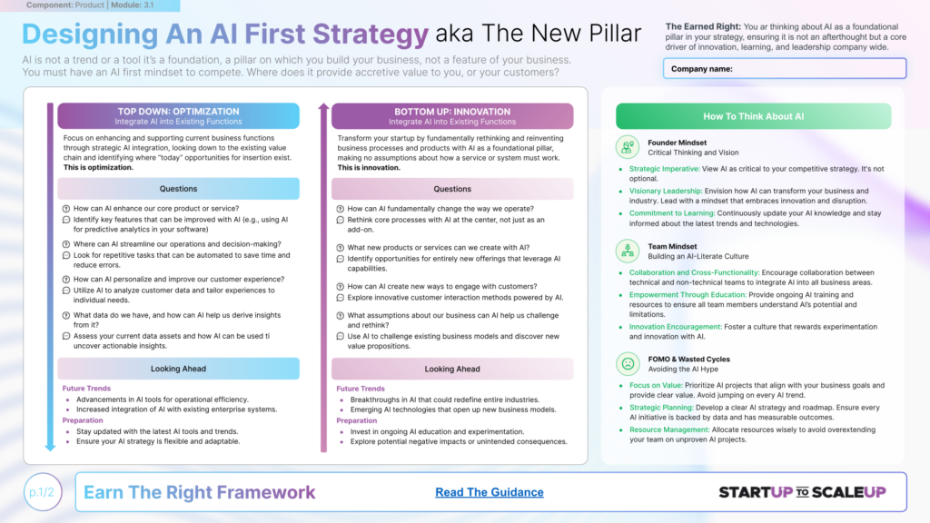 SU003.1 Designing An AI First Strategy (aka The New Pillar) by James Sinclair